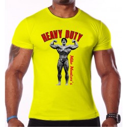 Camiseta Heavy duty Mike Mentzer Amarilla.