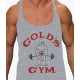 Camiseta Tirantes Joe Gold's Gym Gris.