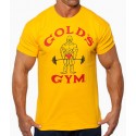 Camiseta Gold's Gym Joe  Amarilla Roja.