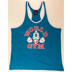 Camiseta Corta Negra World Gym.