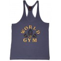 Camiseta Corta Negra World Gym.