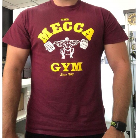 Camiseta corta Gym The Mecca Limited Edition Granate