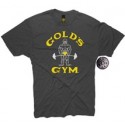 Camiseta  Joe Gold's Gym GRIS.
