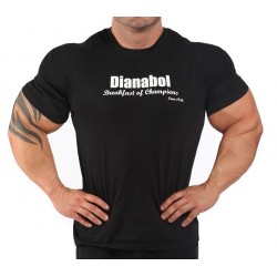 Camiseta corta Dianabol Negra.