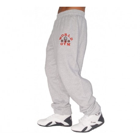 Pantalon Largo World Gym Gris.