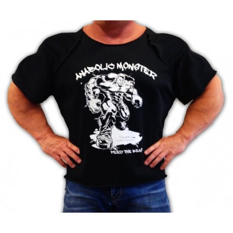 Camiseta Saco  Anabolic  Moster  Negra.