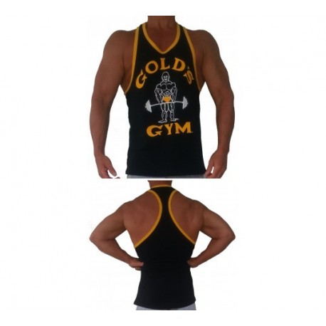 Golds Gym Muscle Joe Contrast Tank Top.