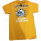 Camiseta Corta Gym Sta Monica Zombi Amarilla.