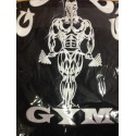 Camiseta Tirantes Golds Gym  Negra Logo Blanco.