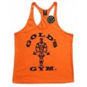 Camiseta Gold's Gym Tirantes Naranja.
