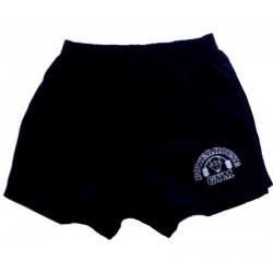 Pantalon Corto Bodybuilding Rojo Negro. 