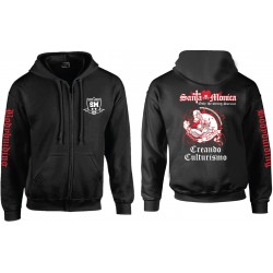 Sudadera Gym Sta Monica Negra