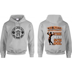 Golds Gym Old Joe Logo T-Shirt Granate..