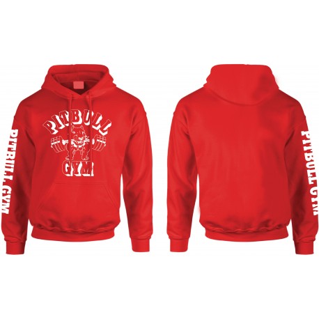 sudadera roja con gorro