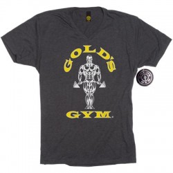 Camiseta Golds Gym Gris.