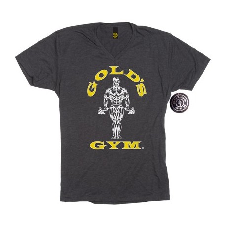 Golds Gym Basic Muscle Joe Gym T-Shirt Gris 